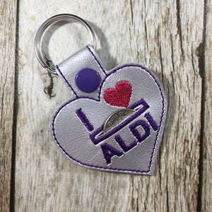 Aldi, Aldi Quarter, verjaardagscadeau, Aldi Quarter Keeper, Aldi Quarter Holder, sleutelhanger, cadeau voor vriend, Aldi sleutelhanger, cadeau voor moeder, grappig