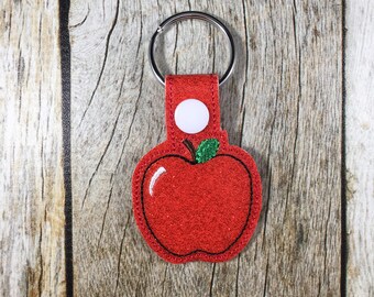 Teacher Appreciation Gift, Keychain, Apple, Key, Teacher Gift, Friend Gift, Boss Gift, Wife Gift, Monogrammed Gift, teacher Christmas gift