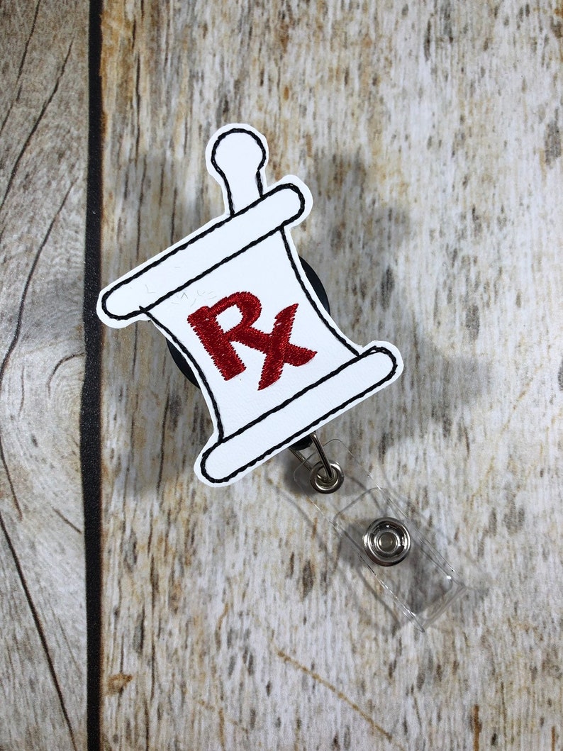 RX Badge Reel Badge Reel Nurse Badge Reel Pharmacist Badge | Etsy