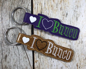 Bunco, Bunco-present, Bunco-julklapp, Bunco-pris, Bunco-babes, Bunco-nyckelring, Bunco-vän, nyckelring, present till älskling, mammapresent, present