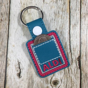 Aldi Quarter Holder, Aldi Quarter Keychain, Aldi Key Fob, Quarter Keeper, Moederdag Cadeau, Leraar Waardering Cadeau, verjaardagscadeau