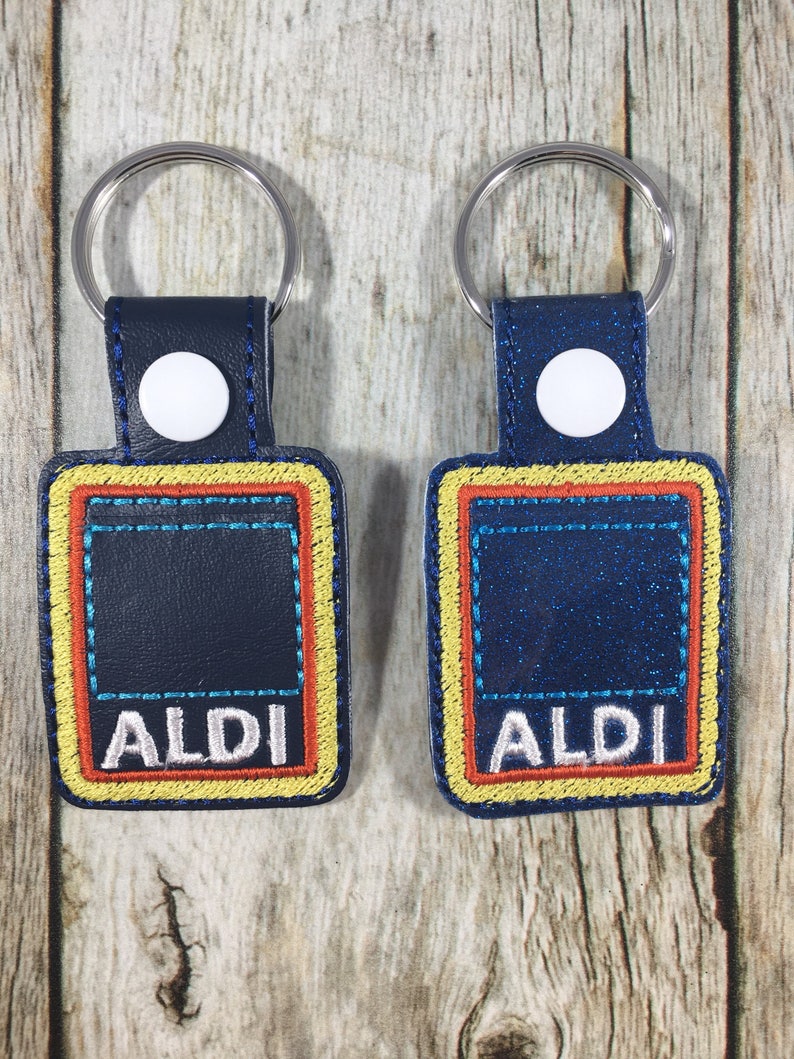 Aldi Keychain Quarter Keeper Aldi Quarter Holder Aldis Etsy