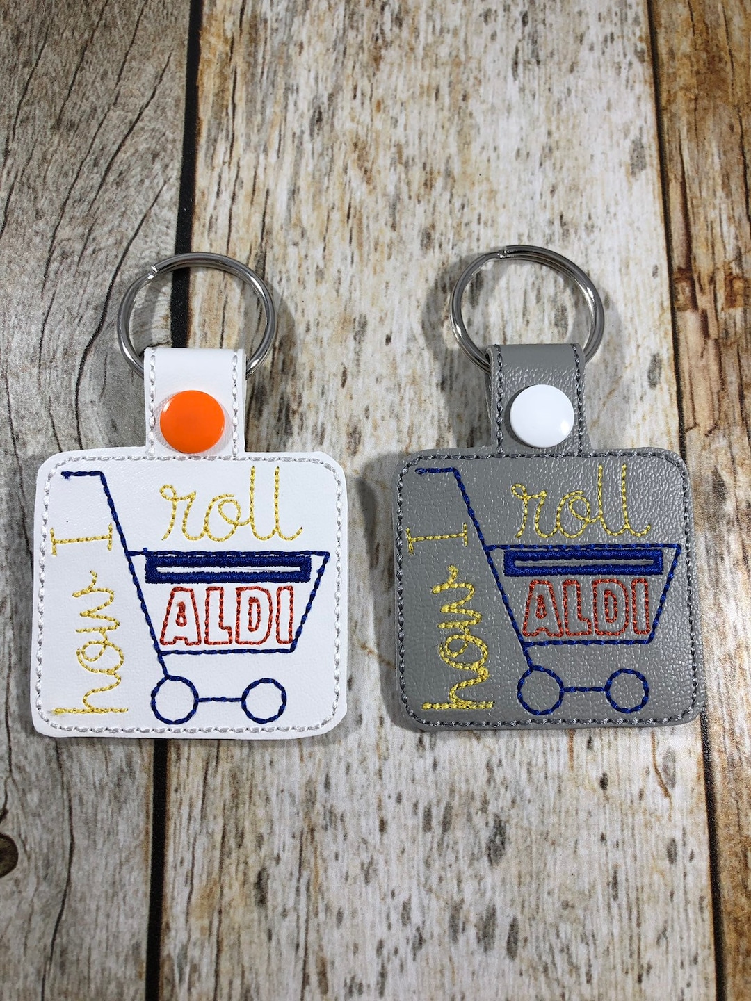 Aldi Keychain, Quarter Keeper, Aldi Quarter Holder, Aldis, Aldi, Keyfob