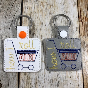 Aldi sleutelhanger, kwart keeper, Aldi kwart houder, Aldis, Aldi, keyfob, moeder cadeau, Aldi kwart keeper, Aldis sleutelhanger, Aldi winkelwagen sleutel, cadeau