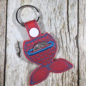 Cadeau, Sleutelhanger, Zeemeermin, Aldi, Aldi Kwarthouder, Aldi Quarter Keeper, Zeemeermin Cadeau, Verjaardagscadeau, Zeemeermin Staart, Cadeau voor moeder, Kwartaal