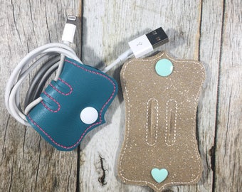 Cord Keeper, Phone Accessories, Gift for Traveler, Cord Holder, Christmas Gift, Stocking Stuffer, Gift for Friend, Mom Gift, Teacher Gift