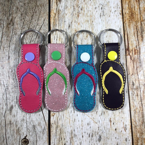 Flip Flop, Flip Flop Schlüsselanhänger, süßes Geschenk, Freund Geschenk, Flip Flop Liebhaber, Flip Flop Geschenk Strand Haus Schlüsselanhänger, Weihnachtsgeschenk, Taschenanhänger