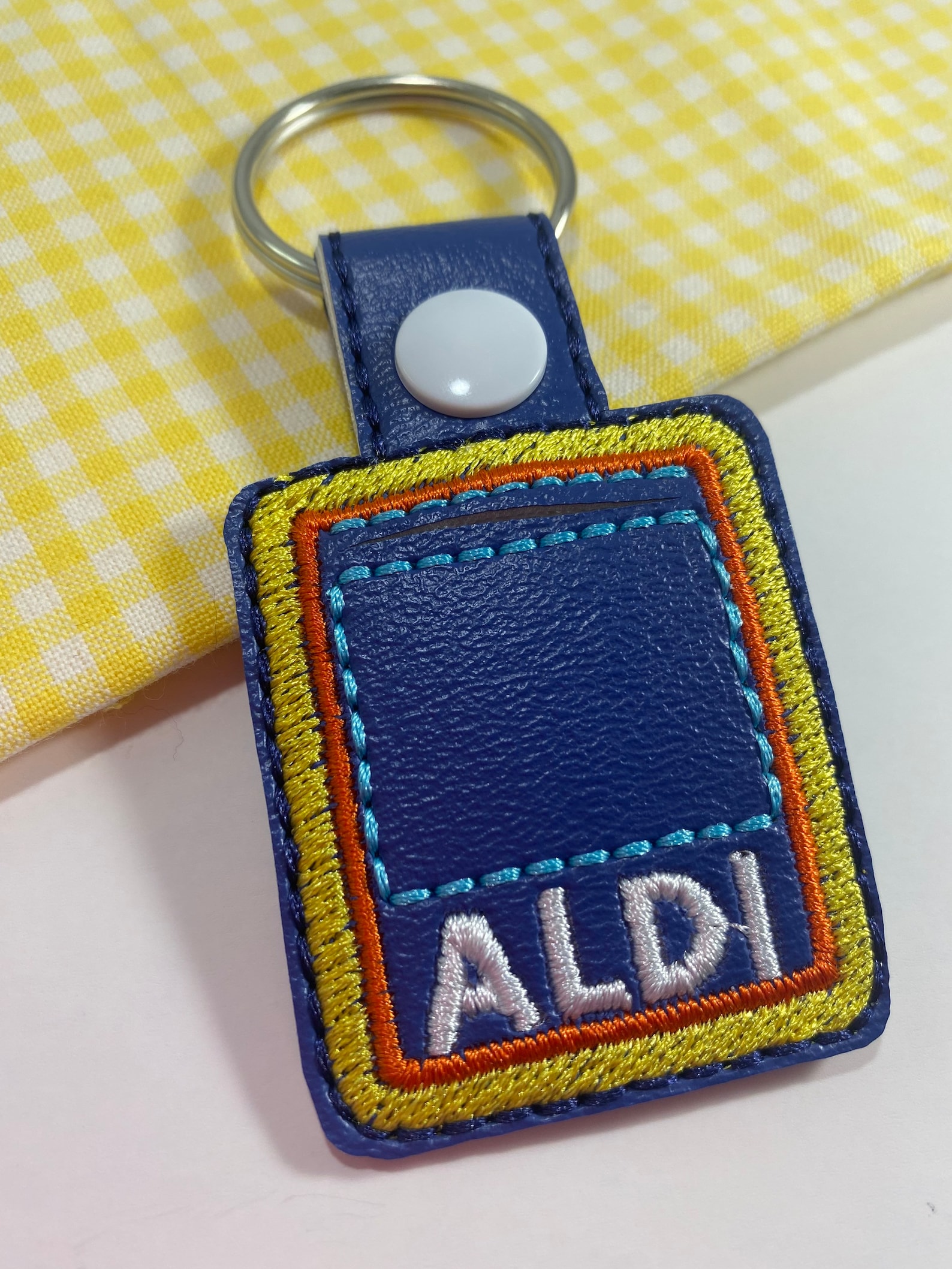 Aldi Keychain Quarter Keeper Aldi Quarter Holder Aldis Etsy