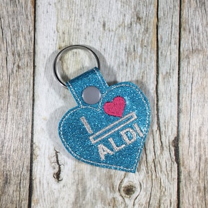 Quarter Keeper, Aldi, Quarter Keeper, Sparkly, sleutelhanger, sleutelhanger, bedel rits, cadeau, cadeau voor moeder, Aldi Quarter Keeper, heden, turkoois