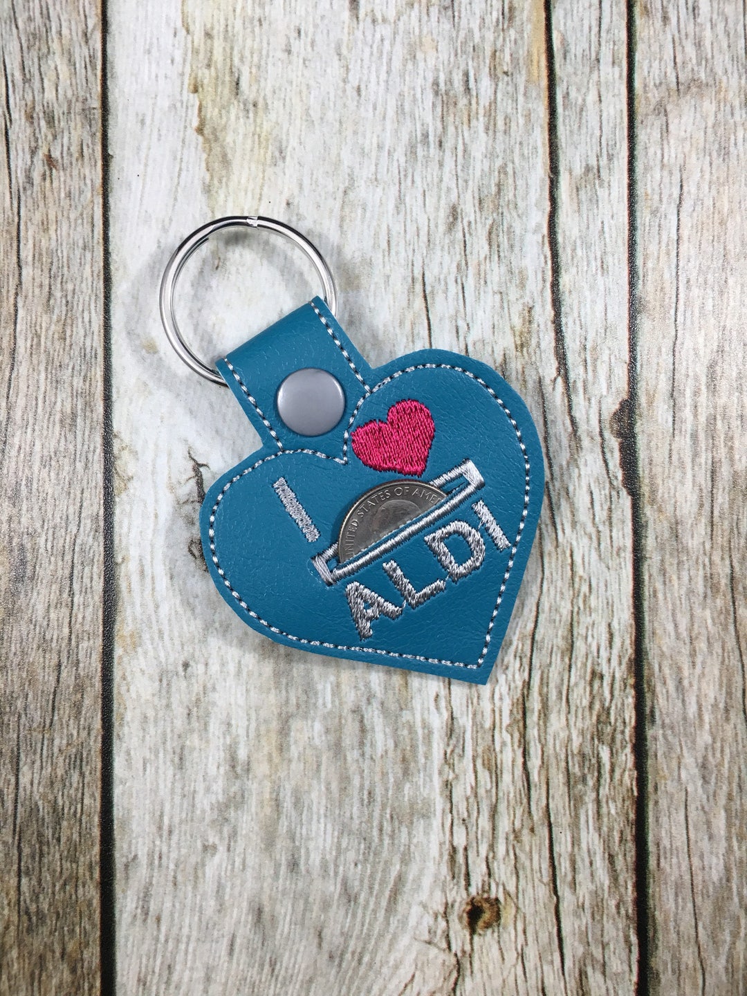 Aldi Quarter Keeper, Aldi Quarter Holder, Keychain, Friend Gift, Gift