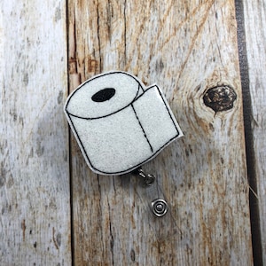 Toilet Paper Badge Reel, Funny Badge Reel, Badge Holder, Funny Stocking stuffer, Nurse Badge Reel, Office Badge Reel, 2020 Badge Reel, Gift