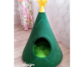 Nandog christmas cheap tree bed
