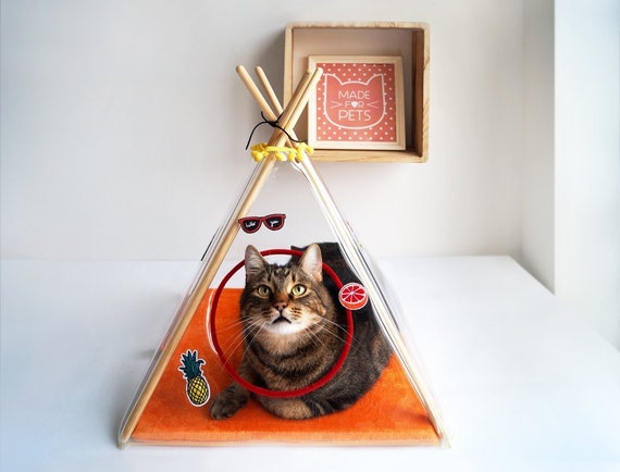 72 teepee cat tree