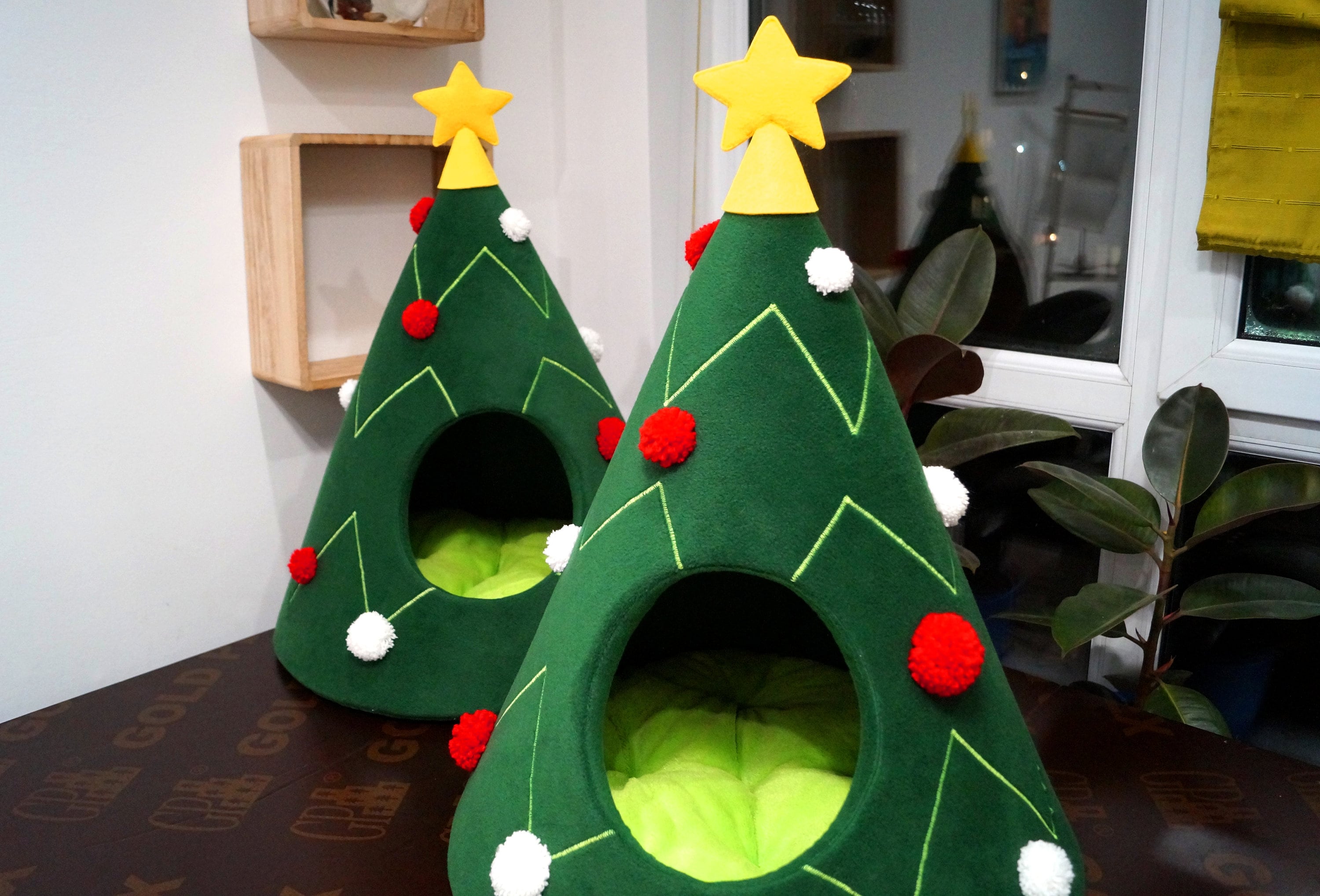 Christmas Tree Cat House Cat Furniture Christmas Gift Idea Pet Etsy UK