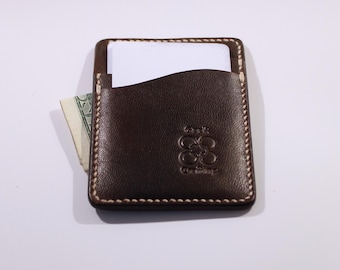 Sheep skin leather slim wallet