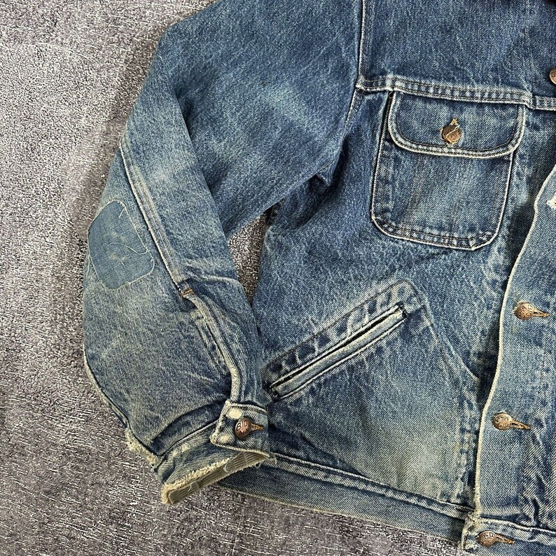Men s Vintage 80 s Big Mac USA Blanket Flanel Lined Denim Chore Jean Men s vintage 80 s big mac usa blanket flanel lined denim chore jean