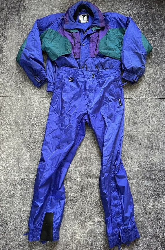 Men's Vintage 90's Couloir Purple Blue Color Block