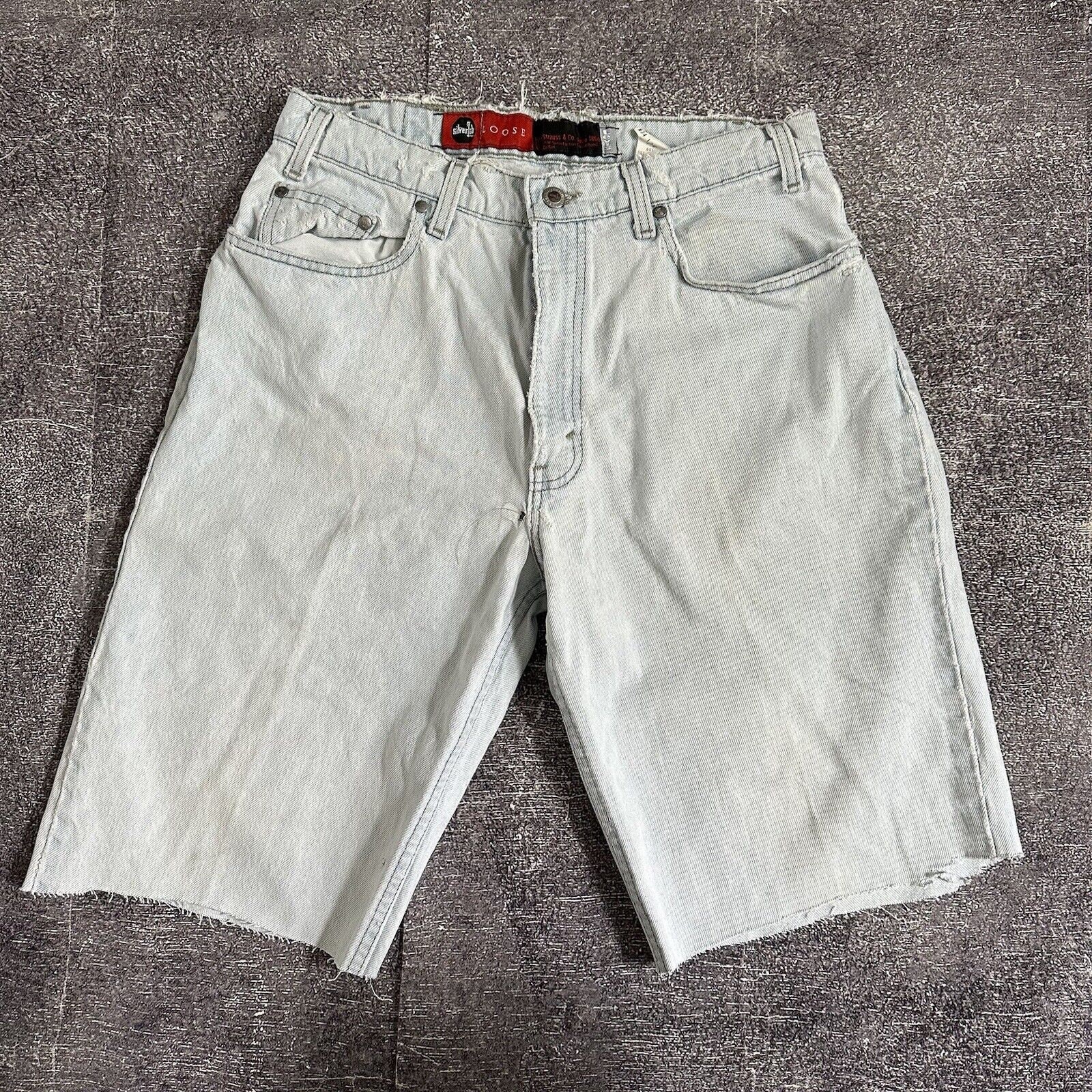 Mens Vintage Y2K Levi's Silvertab Baggy Loose Fit Light Blue Mens Vintage Y2K Levi's Silvertab Baggy Loose Fit Light Blue
