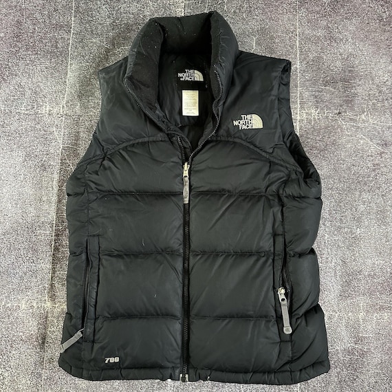 Women's Vintage Y2K the North Face Nuptse 700 Down Black Puffer
