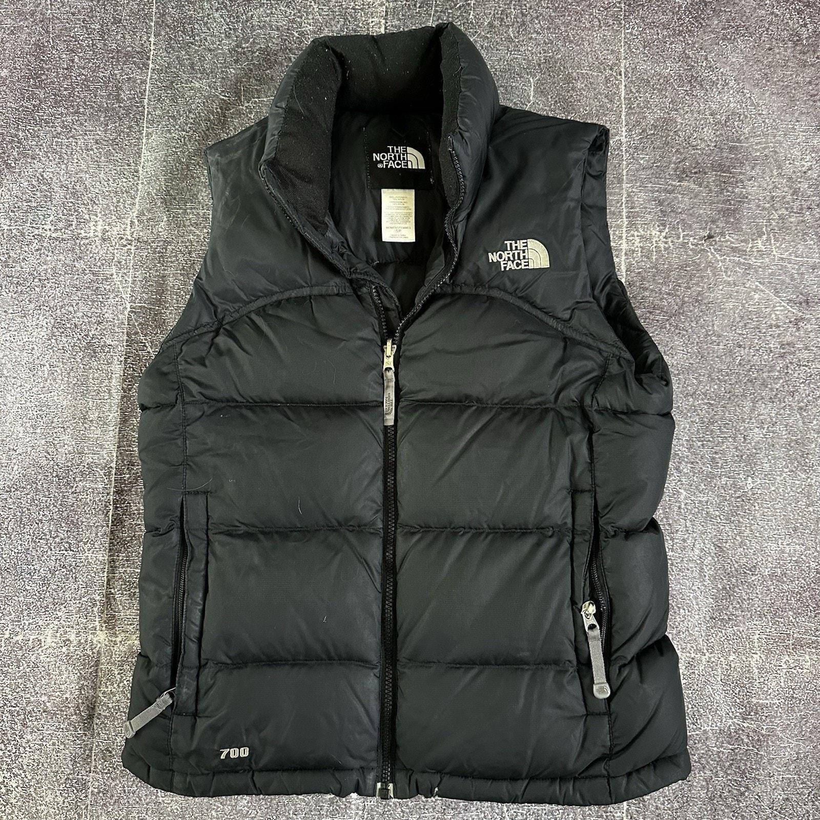 ツ*ム様 THE NORTH FACE nuptse down vest y2k Women's Vintage Y2K the North Face Nuptse 700 Down Black Puffer