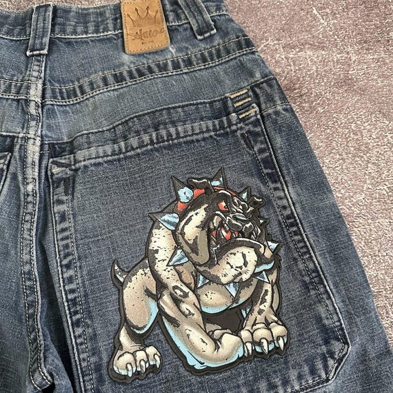 Men's Vintage Y2K JNCO Bulldog Logo 10