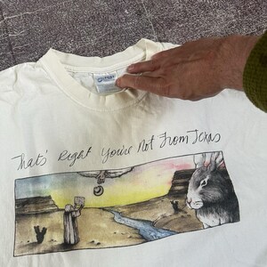 Men's Vintage Lyle Lovett That's Right You're Not Front Texas T Shirt Tee Sz XL image 2