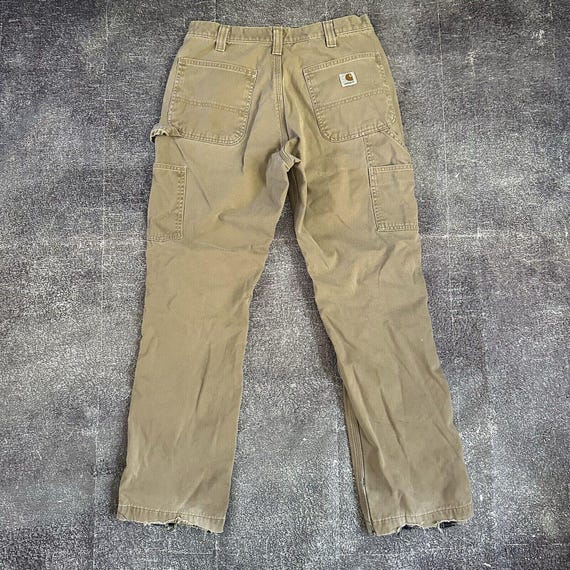 Men s Vintage Y2K Carhartt Washed Twill Flannel Lined Dungaree Pant Sz 32 X 32 Etsy Canada