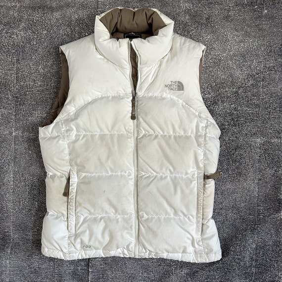 Women's Vintage Y2K The North Face 700 Down White… - image 1