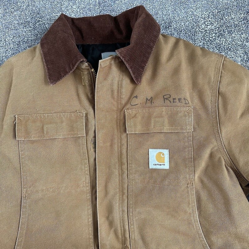 Men's Vintage 90s Carhartt Duck Traditional Arctic Quilt Lined Coat ...