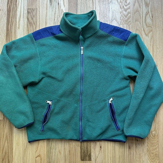 Men's Vintage 90's The North Face USA Teal Blue F… - image 1