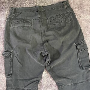 Men's Vintage 90's Mammut Gray Cotton Canvas Cargo Champ Hiking Pants Sz 34 X 32 image 5