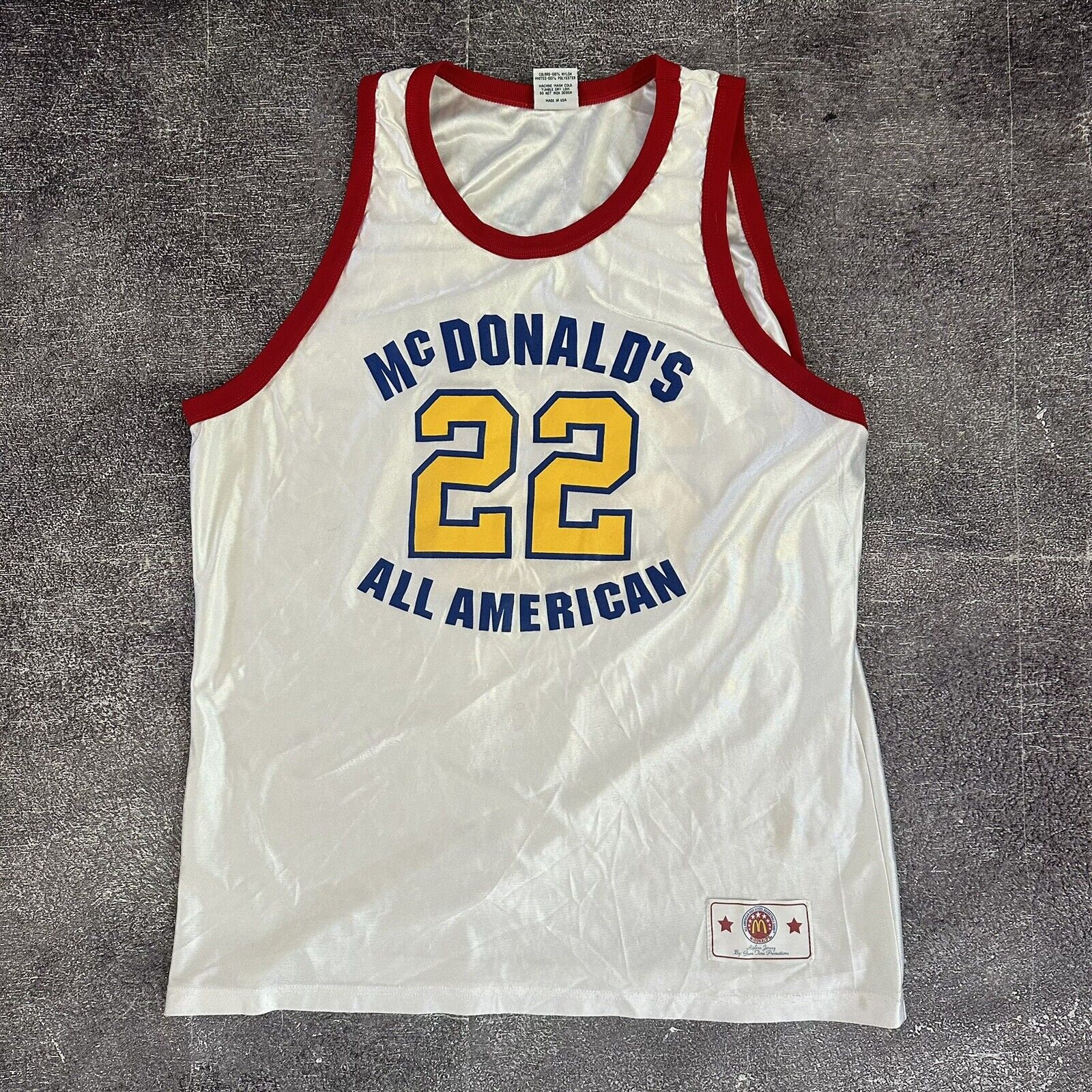 Men s Vintage Mcdonald s All American Carmelo Anthony High School Jersey Sz 2XL Etsy UK