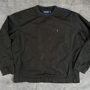 Men&#39;s Vintage Polo Ralph Lauren Golf Spell Out Windbreaker Pullover Jacket Sz L