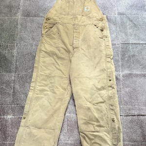 Carhartt Double Knee Overalls - Etsy