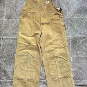 Carhartt Double Knee Overalls - Etsy