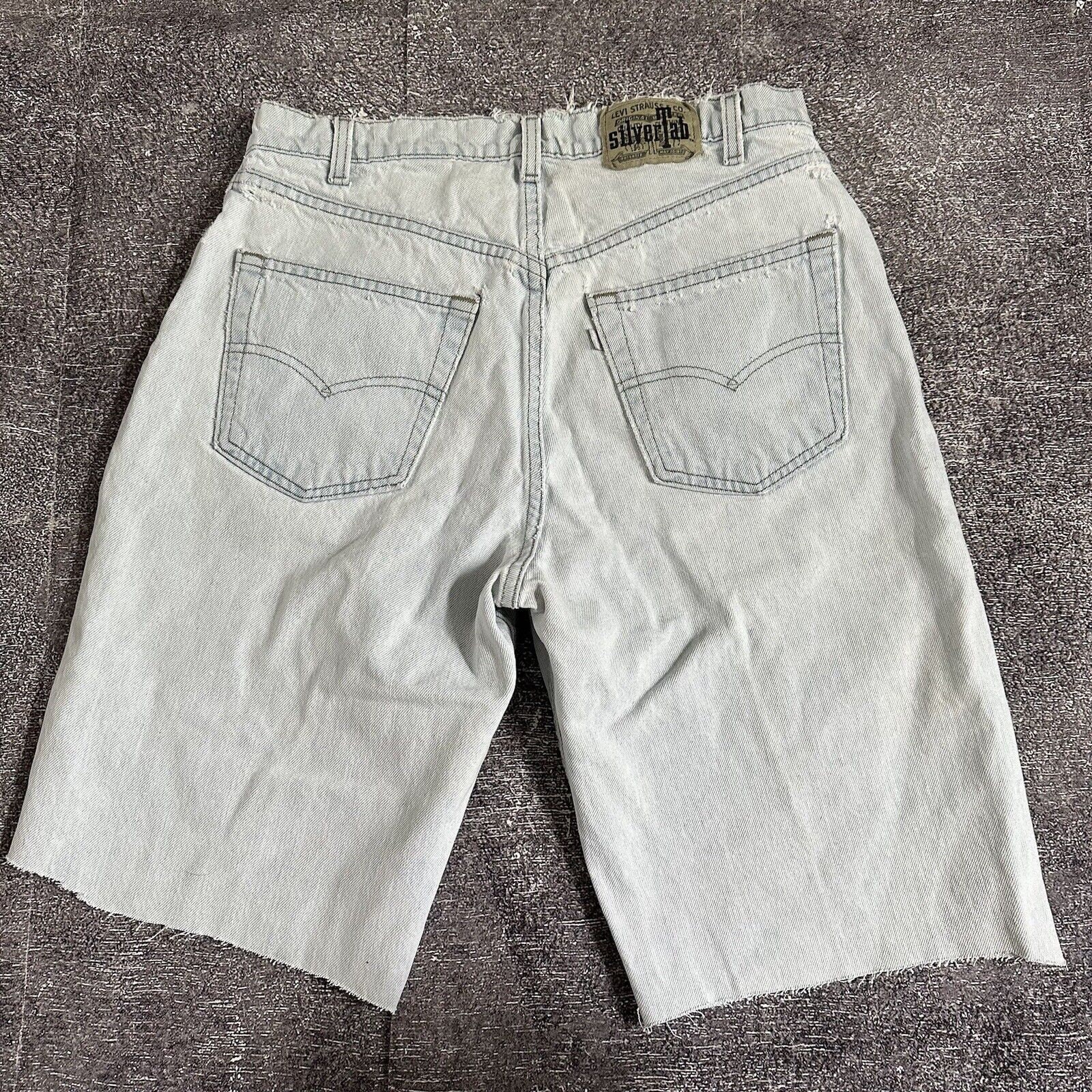 Mens Vintage Y2K Levi's Silvertab Baggy Loose Fit Light Blue Mens Vintage Y2K Levi's Silvertab Baggy Loose Fit Light Blue