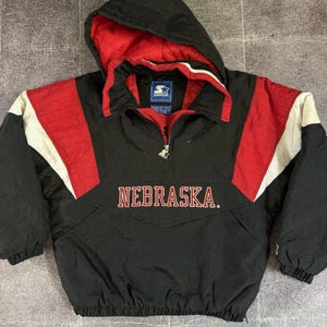 Nebraska Vintage Starter Jacket - Etsy