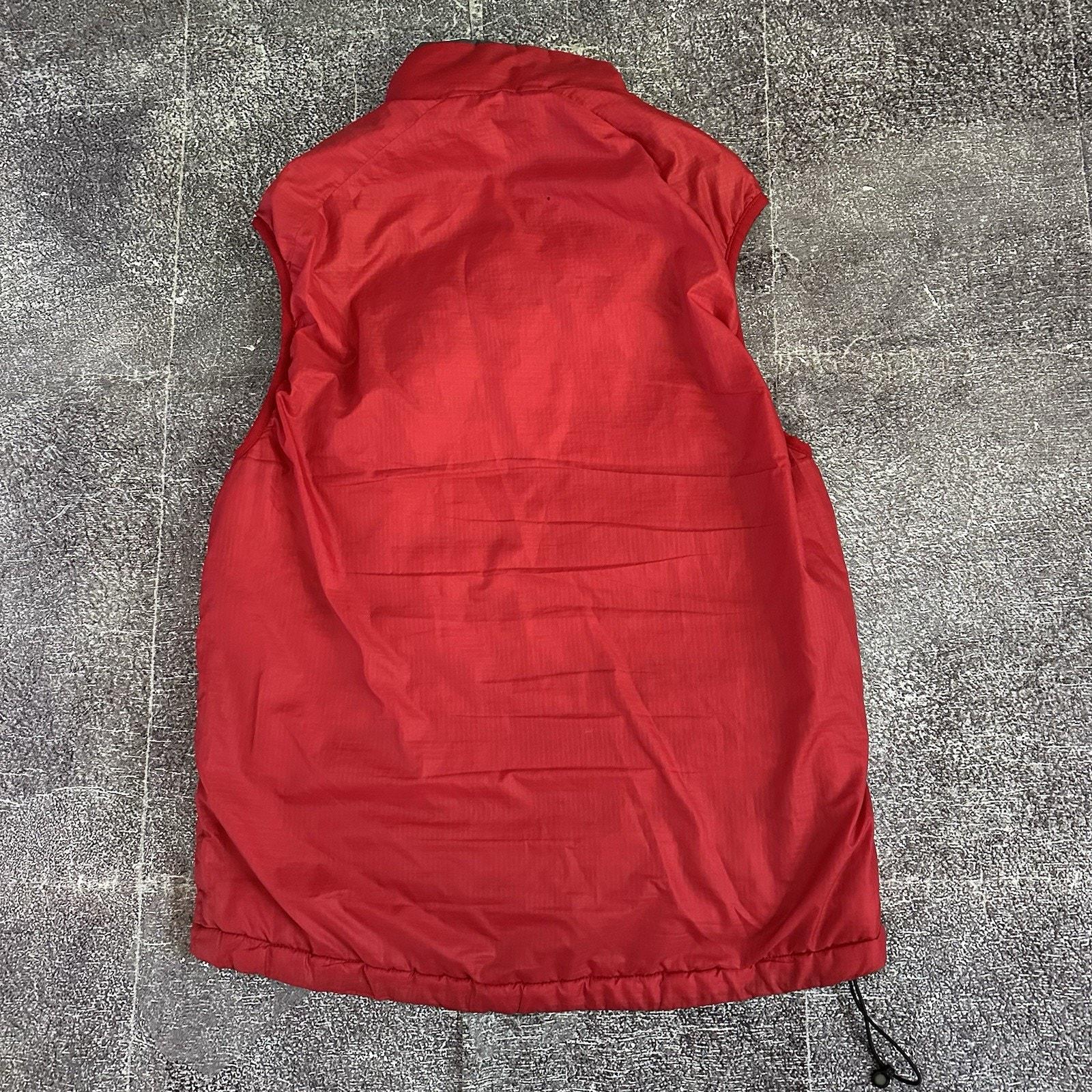 Men's Vintage Y2K Patagonia Puff Ball Red Gray Insulated Zip up