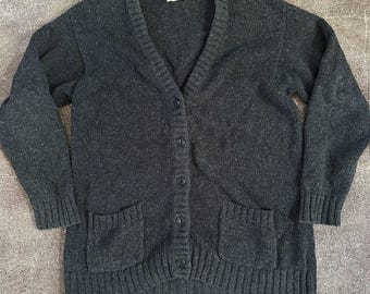 Vintage Y2K heren Polo Ralph Lauren Denim & Supply blauwe vestsweater, maat XL
