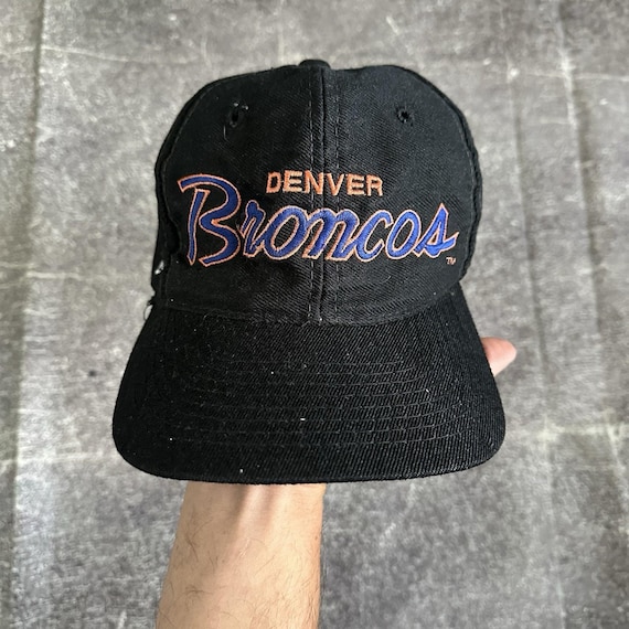 Men's Vintage 90's Sports Specialties Denver Broncos Black Script