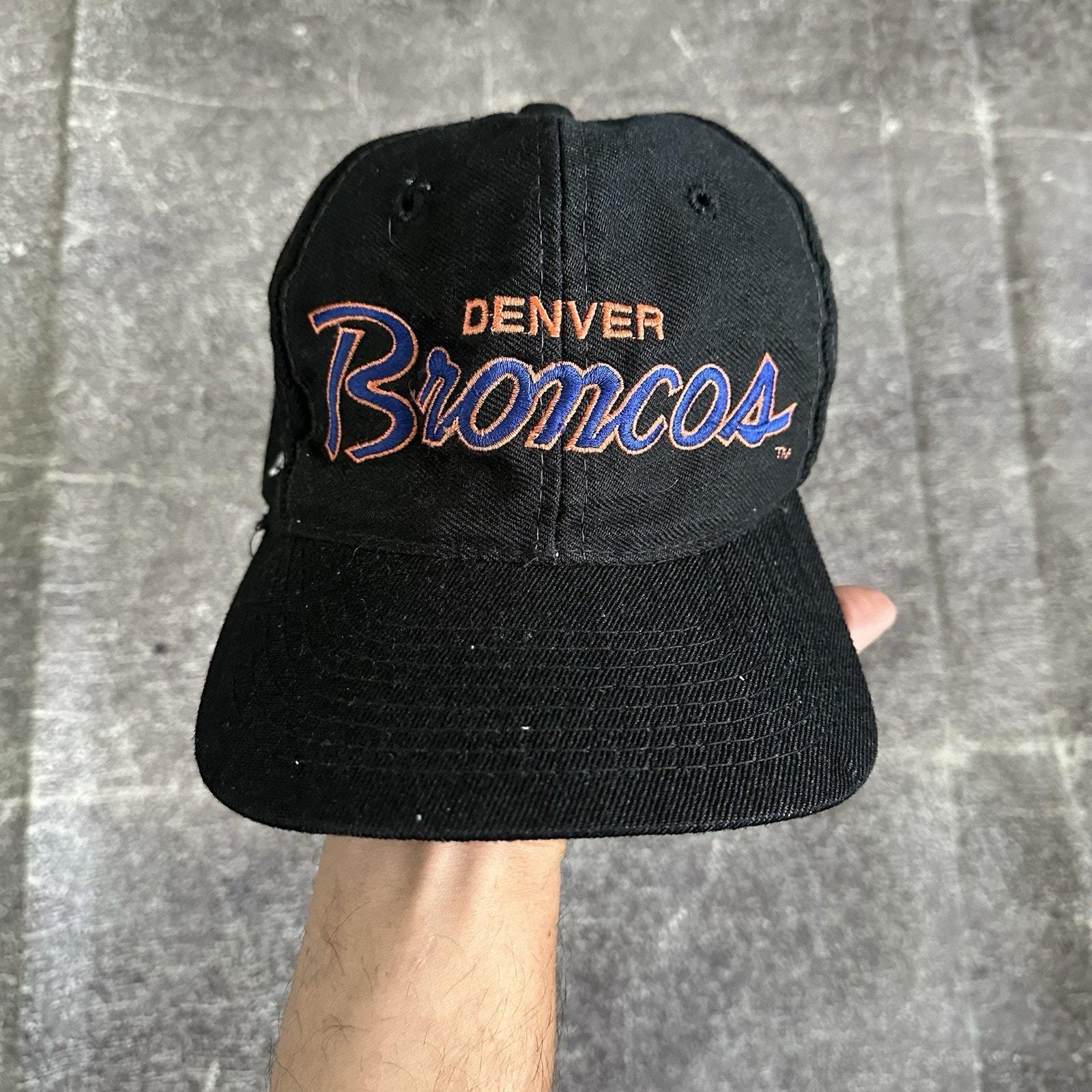 Men's Vintage 90's Sports Specialties Denver Broncos Black Script
