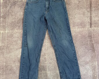 Jean de travail en denim signature Carhartt ignifugé ignifugé vintage pour homme An 2000