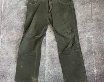 Pantaloni da trekking e arrampicata leggeri da uomo vintage Y2K Kuhl Faded Brown, taglia 36 x 32
