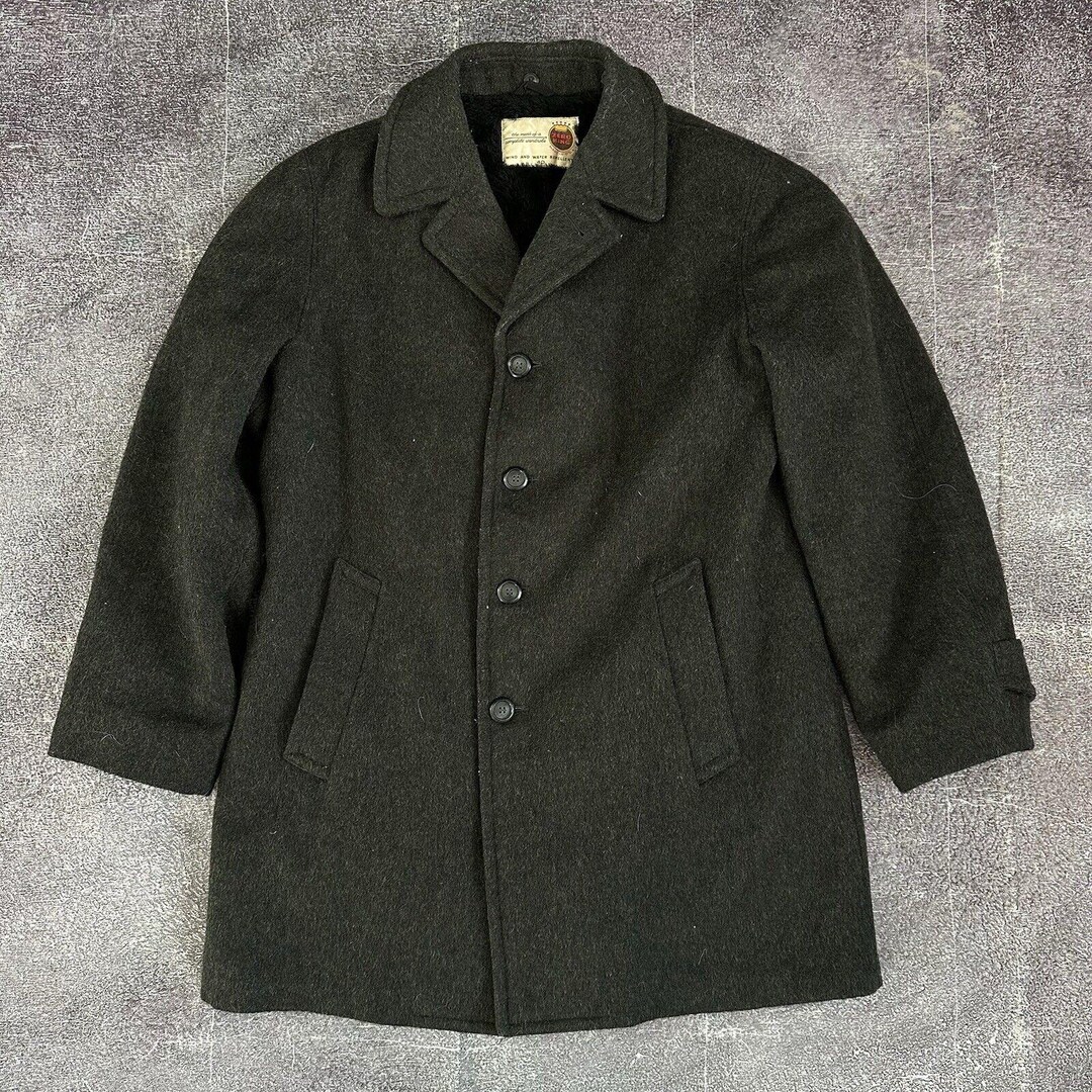 ジャケット・アウター 60s- winter king check wool jacket Vintage Winter King Mens Buffalo Check Red/Black 100% Wool