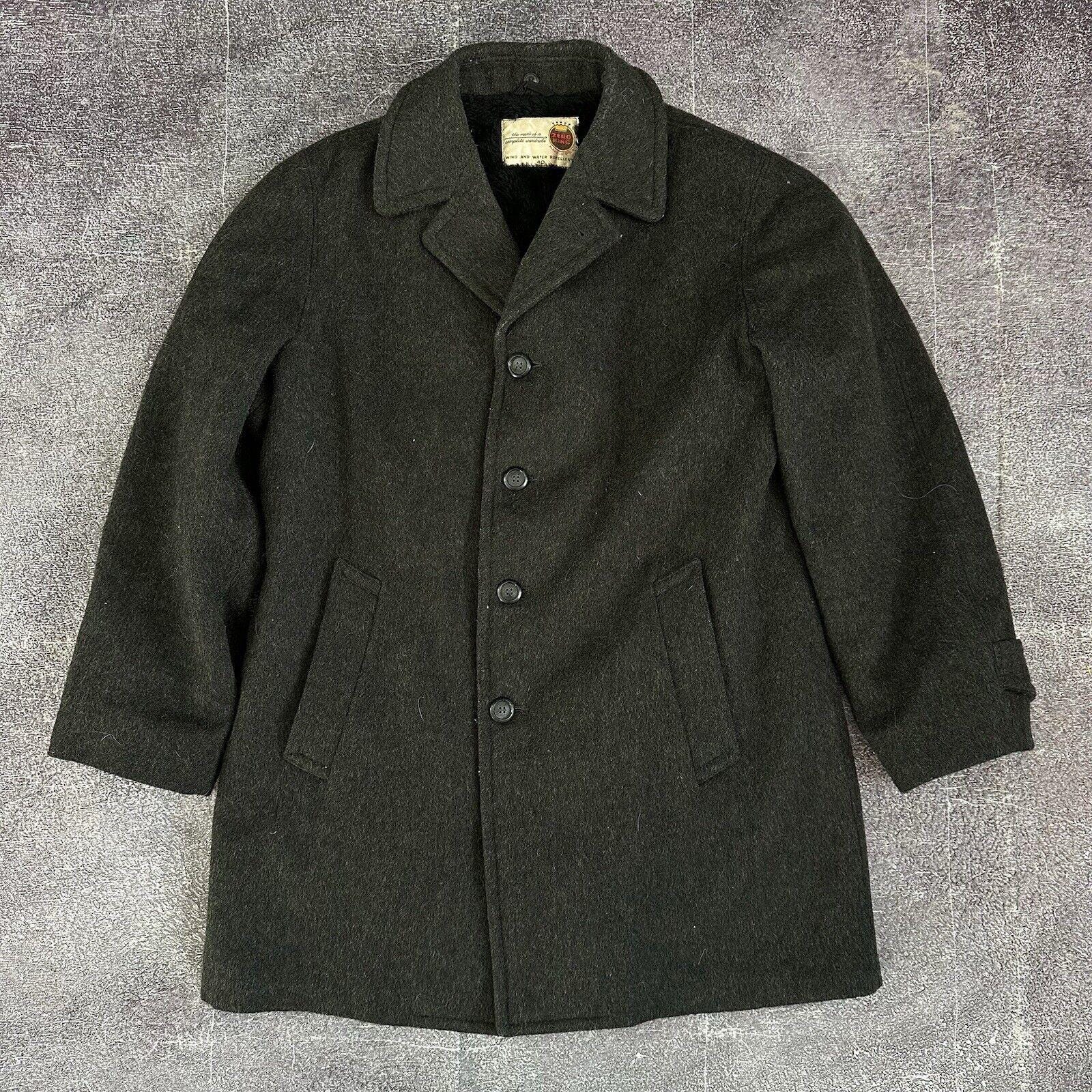 Men's Vintage 60's Zero King Heavy Wool Sherpa Lined Parka