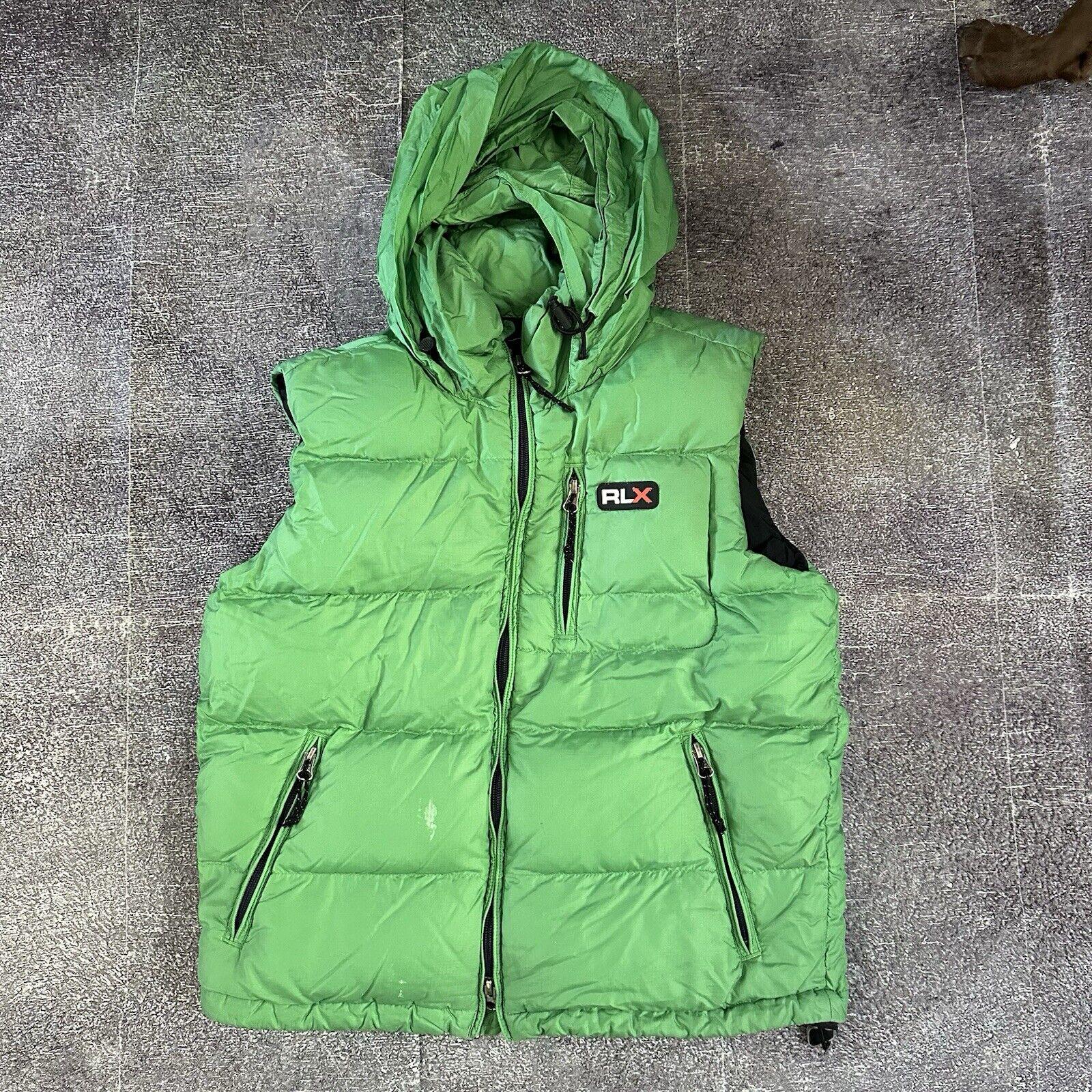 Women's Vintage Y2K Polo Ralph Lauren RLX Green Down Puffer Women's Vintage Y2K Polo Ralph Lauren RLX Green Down Puffer