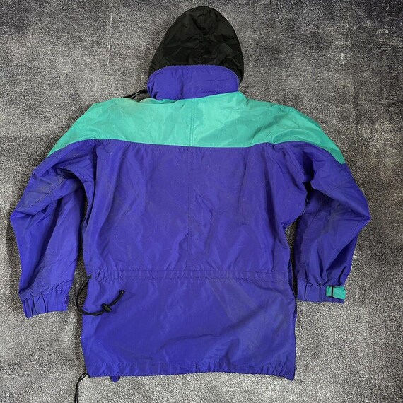 Men's Vintage 90's Columbia Radial Sleeve Color Block Purple Men's Vintage 90's Columbia Radial Sleeve Color Block Purple
