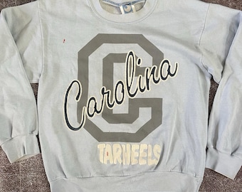 Men's Vintage 90's North Carolina Tar Heels Powder Blue Crewneck Sweatshirt Sz L