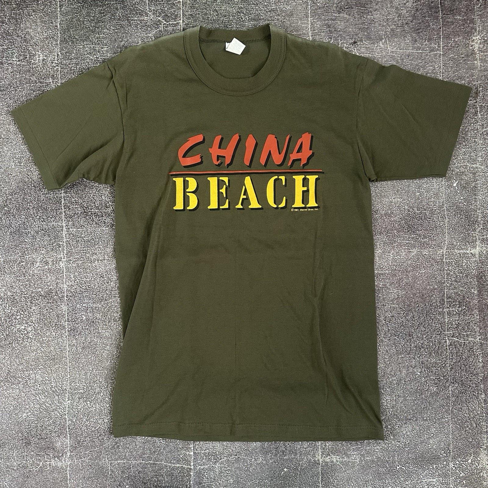 Men's Vintage 80's Soffe Warner Bros China Beach TV Show Promo T