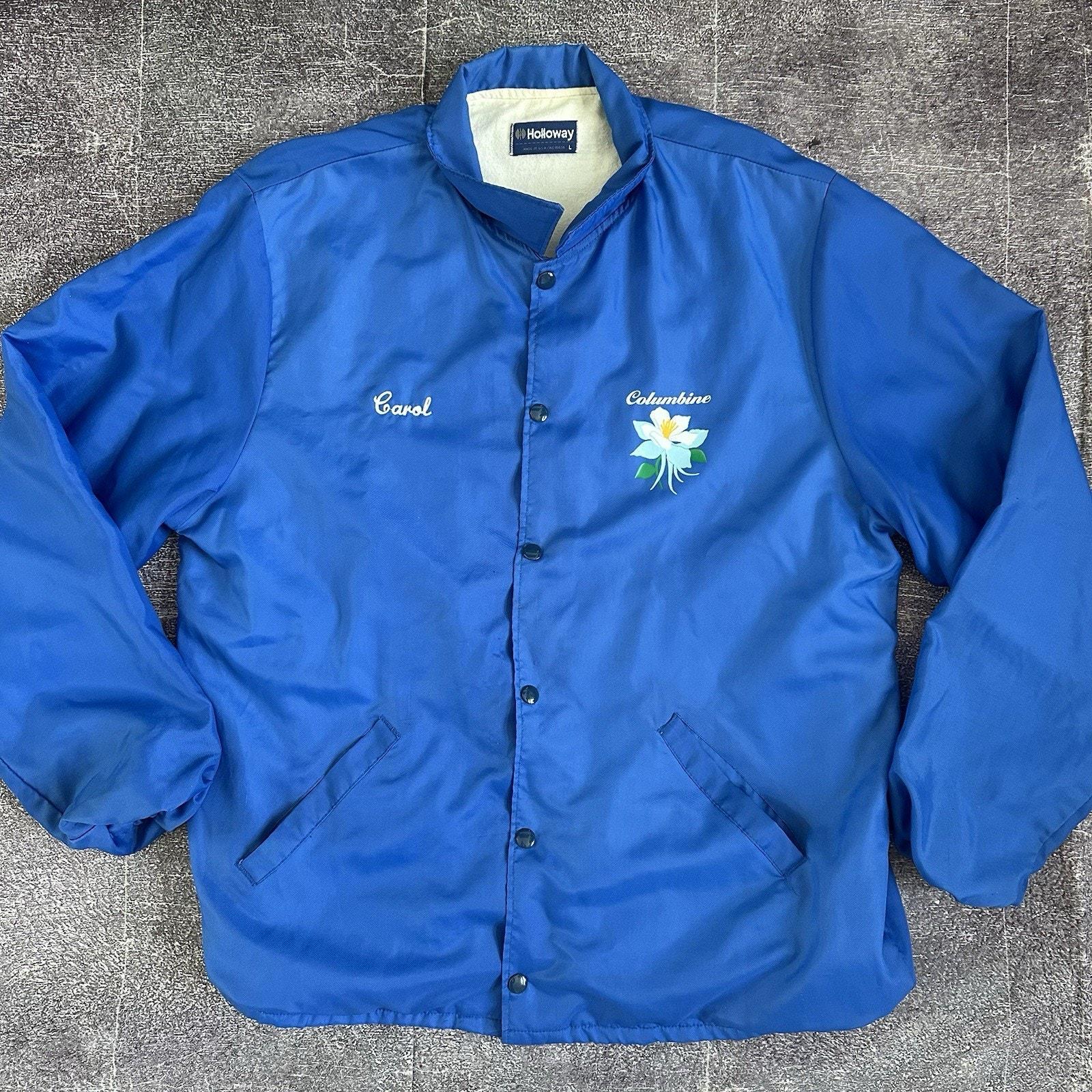 HEWITT MFG ✖️ BACK DROP コーチジャケット USA 製90s Men's Vintage 90s Halloway Columbine High School Windbreaker Coach
